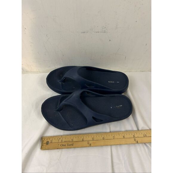 Aerosoles Flip Flops Recovery Sandals Navy size 7 - Picture 6 of 7
